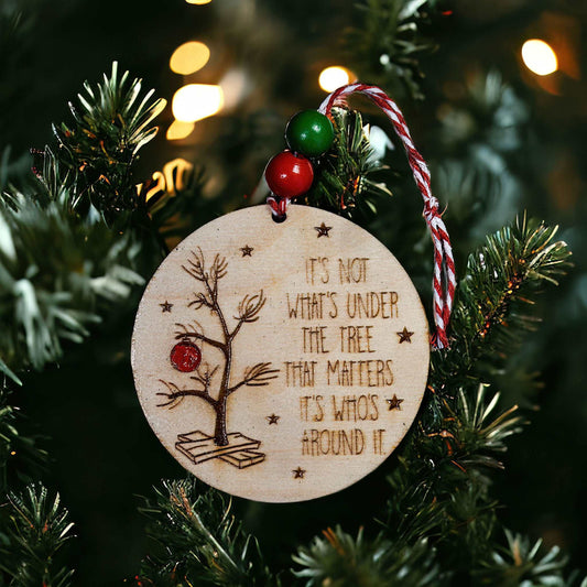 Who's Around the Tree Holiday Ornament