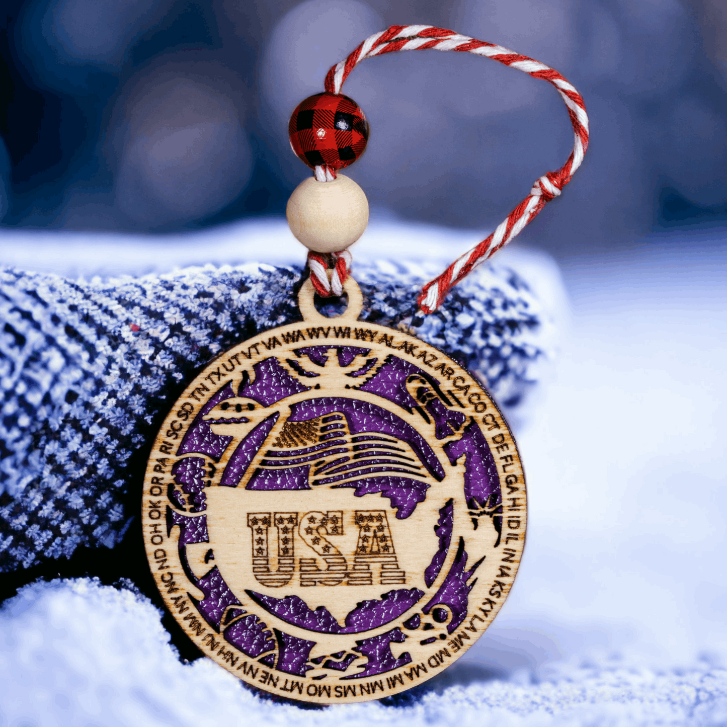 Patriotic Holiday Ornament