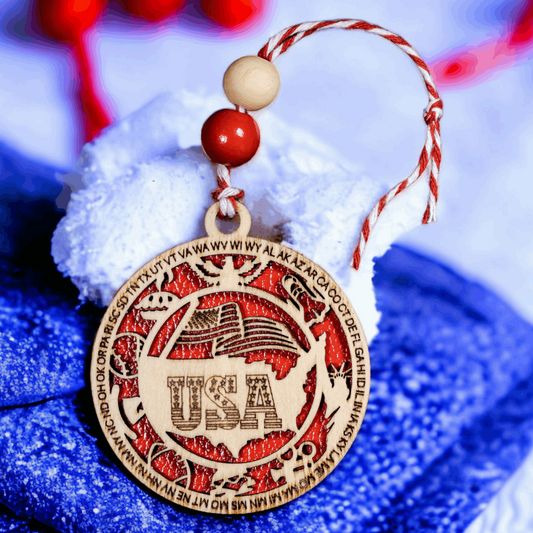 Patriotic Holiday Ornament