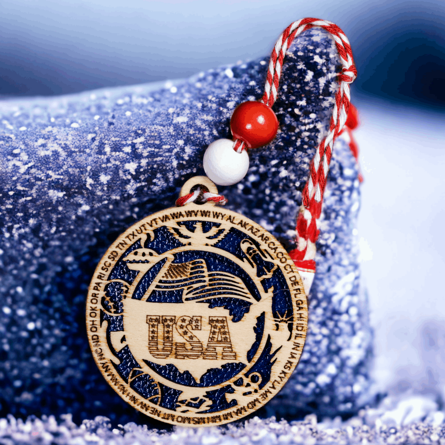 Patriotic Holiday Ornament